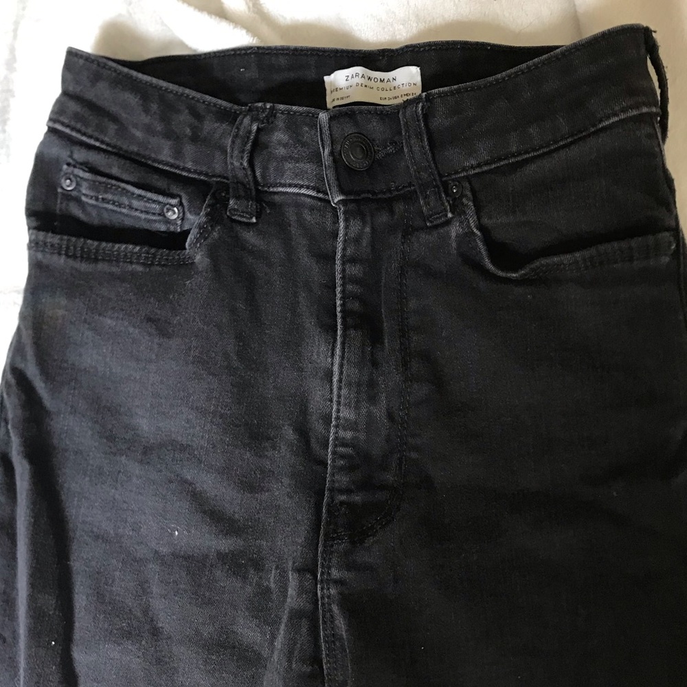 Zara woman black skinny jeans